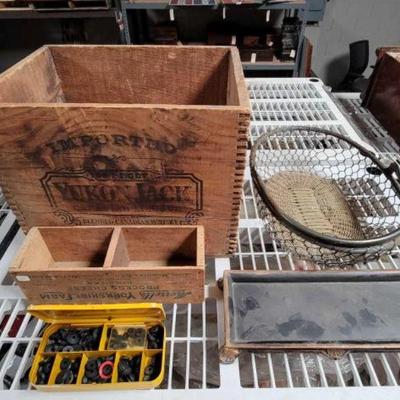 #658 â€¢ Wooden Boxes, Basket, Tray & Faucet Washers
