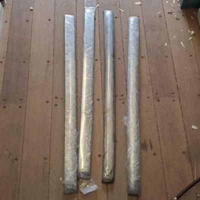 #7668 â€¢ (4) Vintage Chrom Car Skirts
