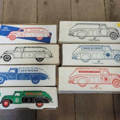 #7658 â€¢ (7) Diecast Airflow Tanker Banks
