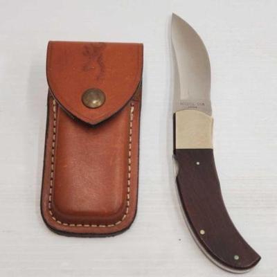 #2306 â€¢ Model 508 Browning Flip Knife With Holster
