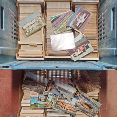 #7004 â€¢ Tote of Post Cards, New and Used
