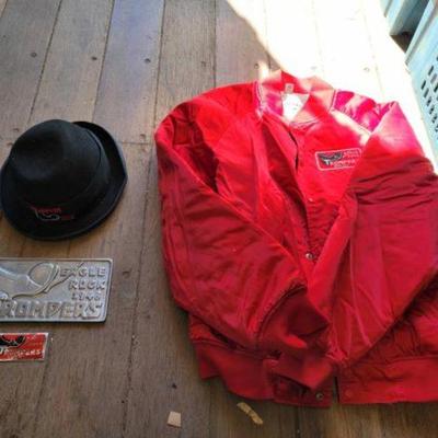 #7732 â€¢ Trompers Hat, Coat, Plaque & Sticker
