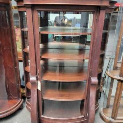 #524 â€¢ Mirror Back China Cabinet
