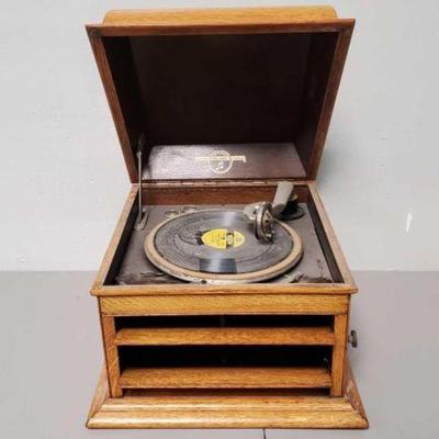 #575 â€¢ Wooden Columbia Viva Tonal Grafonola
