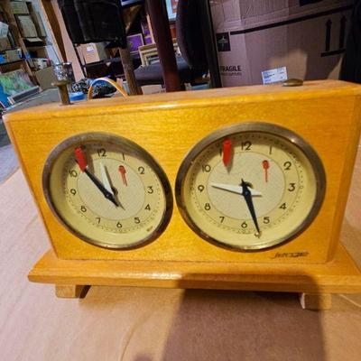 Vintage Jerger Chess Clock