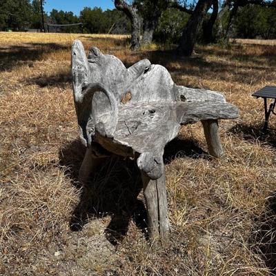 Driftwood benches