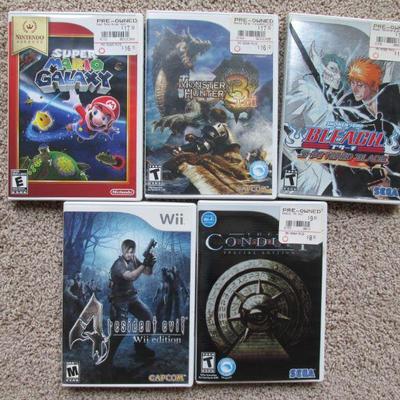 Nintendo Wii games