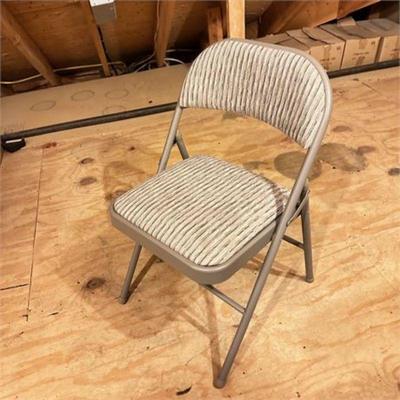 Lot 408 
Set of Ten Deluxe Fabric Folding Chairs