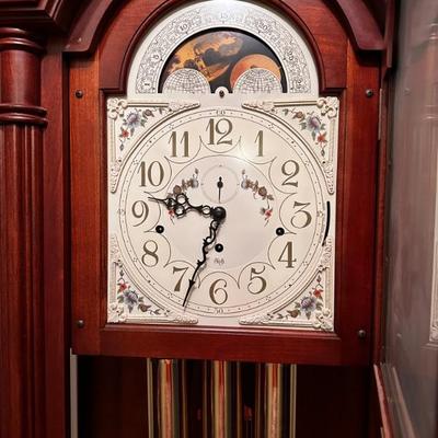 Face of the sligh grandfather clock