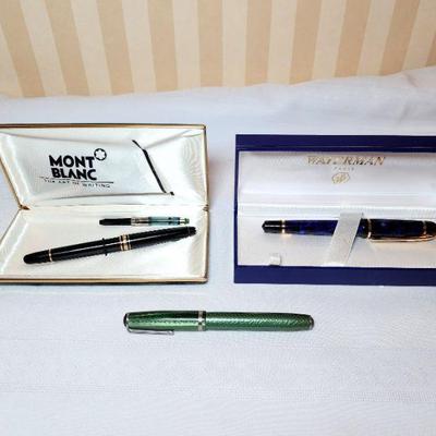 Lot 102 - Executive Pens (Montblanc, Esterbrook, Waterman) 