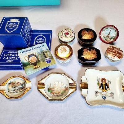 Lot 103 - Limoges Trinket Boxes & More 