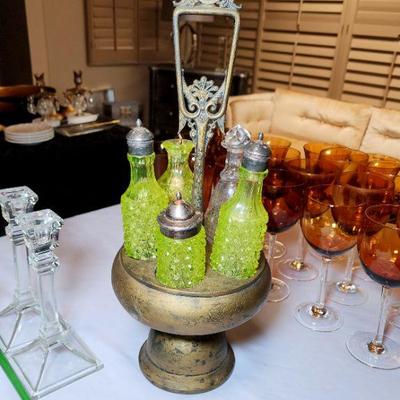 Lot 105 - Depression Glass, Crystal, & More 