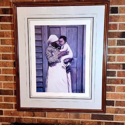 Lot 95 - Beauford Evans "Lullaby" Signed Limited Edition Framed Print 