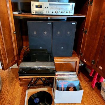 Lot 112 - Stereo Equipment + Vintage Records 