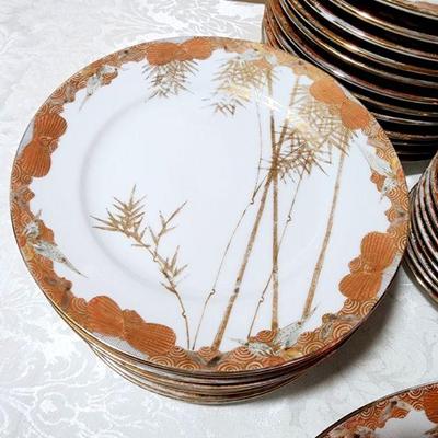 Lot 108 - Antique Japanese Handpainted China 