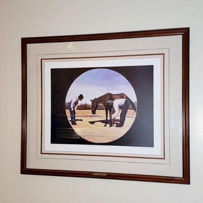 Lot 93 - Beauford Evans "Dat Ol' Mare O'Mine'" Signed Limited Edition Framed Print 