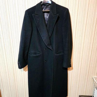 Lot 101 - Christian Dior Men's Black Wool Coat 
