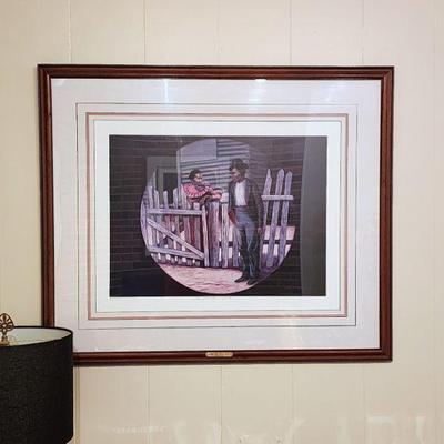 Lot 94 - Beauford Evans "The Old Front Gate" Limited Edition Framed Print 