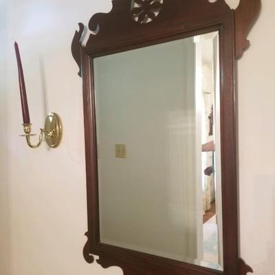 Chippendale style mirror