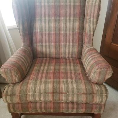 Comfy wingback chair