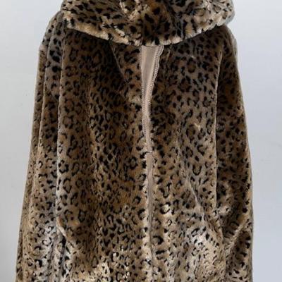 Faux leopard soft jacket