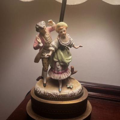 Victorian Style Lamp - possibly Meissen