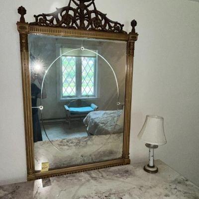 FABULOUS , etched, beveled  Mirror