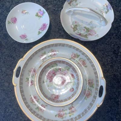 Victorian serving pieces