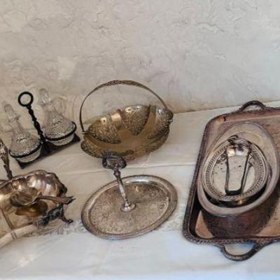 Silver Plate Hostess Pieces ~ Some  over copper