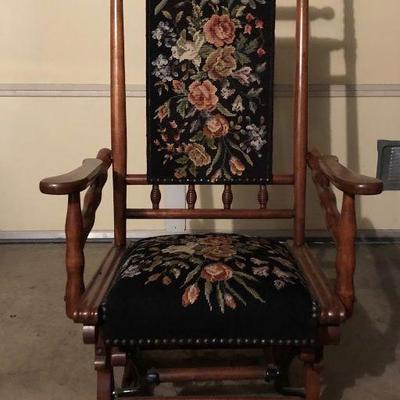 Tapestry covered Rocking chair 