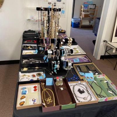 Assortment of costume jewelry 