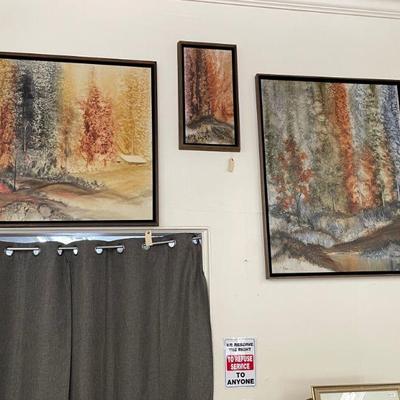 Oil Painting trio