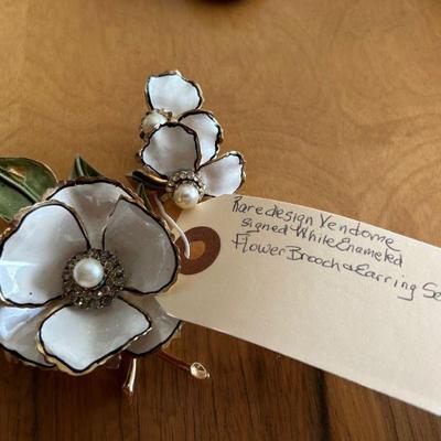 Unusual Brooch earrings