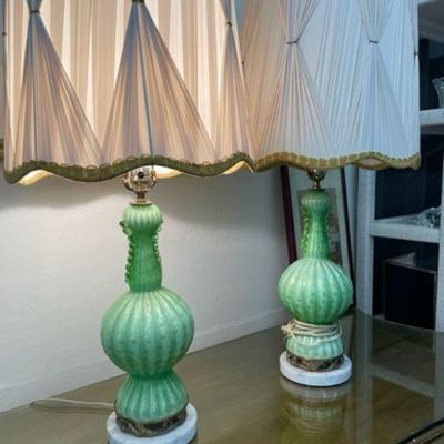 Murano glass lamps 