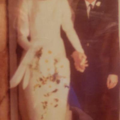 photo of the wedding dress