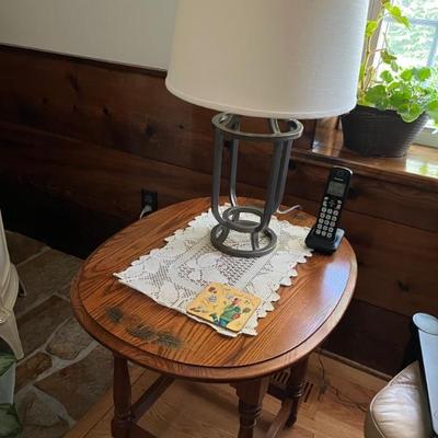 Hitchcock side tables - one of a pair