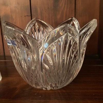 Carved Tulip Crystal Glass