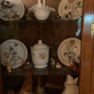 Flower Porcelain Cups/Plate Collection