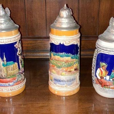 German Beer Steins