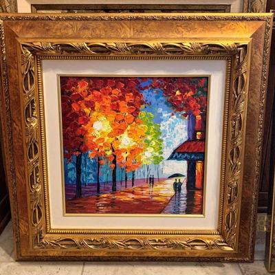 Just some of the framed artwork in this sale