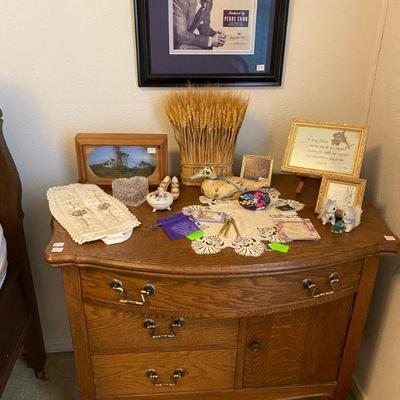 Antique Oak Side Table