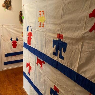 Cub Scout Vintage hand made Banners for Pow Wows