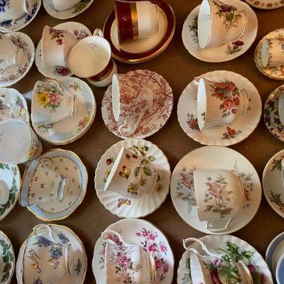 Lovely Tea Cup Collection from England, Scotland and France