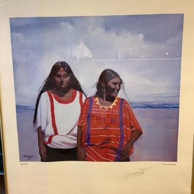 Signed Marta Gilbert poster