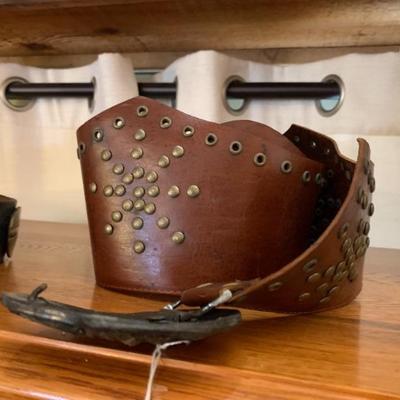 Designer leather belt. Full price or goes to Ebay. 