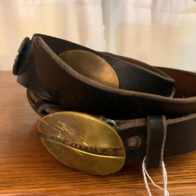 Designer leather belt. Full price or goes to Ebay. 