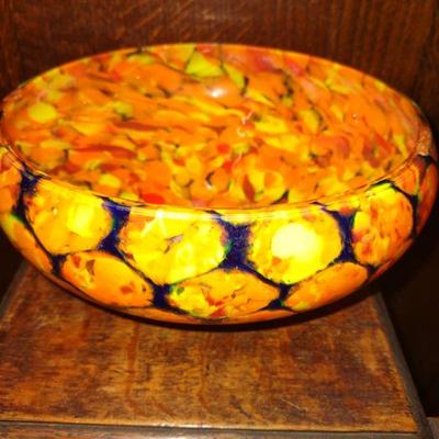 Glass bowl From Checkoslivokia