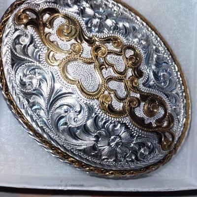 Silver plate buckle