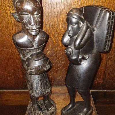 Ebony wood carvings from Kenya