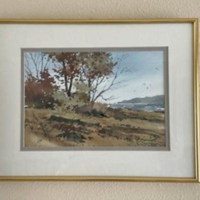 Cassie Bennet Signed Watercolor